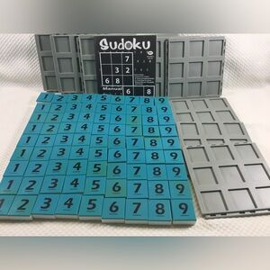 Sudoku Board Game Imagination.Ages 8 & up. 3 or more players. No Box  Numbers